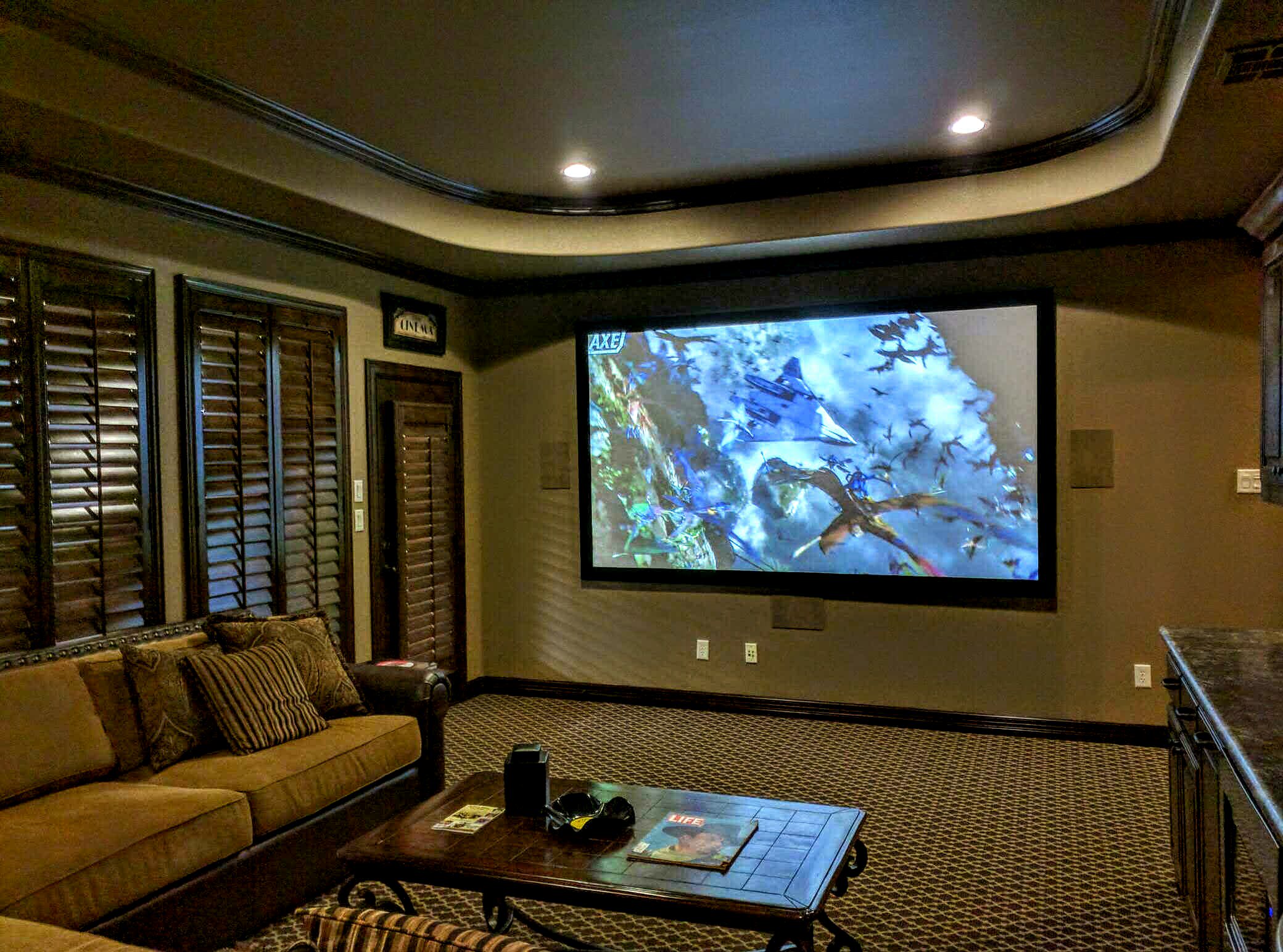 Home Theater Installation Media Room Projector Installation Surround